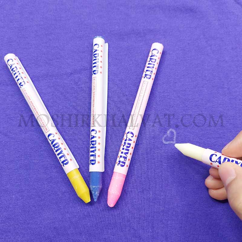صابون قلمی در حال استفاده