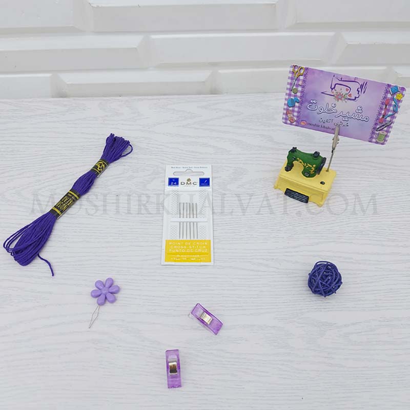 سوزن گلدوزی دمسه زرد3 سوزن گلدوزی دمسه زرد از نمای بالا