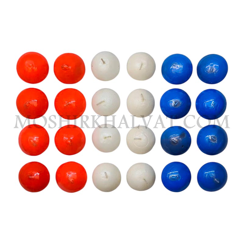 شمع رو آبی شمع رو آبی سه رنگ