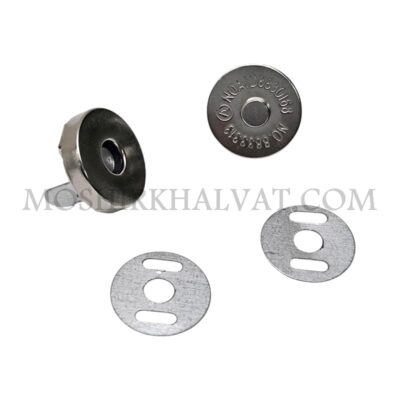 دکمه آهنربایی در دو رنگ طلایی و نقره ای