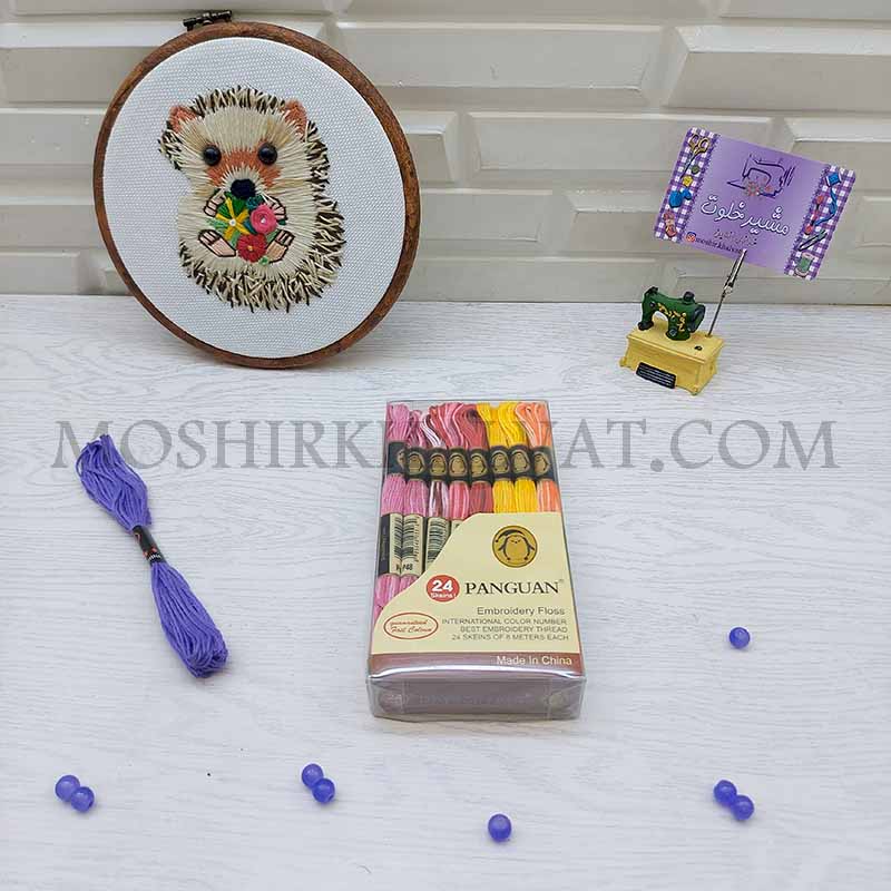 نخ پنگوئن 24 عددی سایه روشن 3 یک بسته نخ پنگوئن سایه روشن