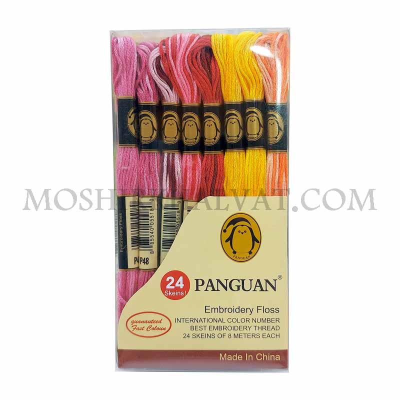 نخ پنگوئن 24 عددی سایه روشن یک بسته نخ پنگوئن 24 عددی سایه روشن