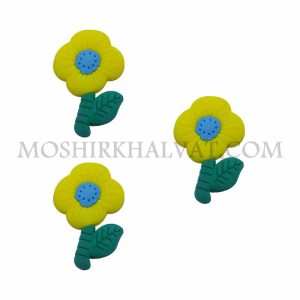 پیکسل سیلیکونی مدل شاخه گل زرد