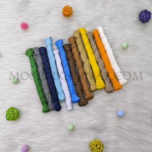 انواع رنگ نخ موم زده کلافی مناسب ساخت دستبند