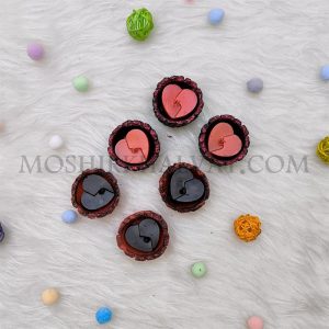 شمع وارمر قلب ترک خورده از نمای بالا
