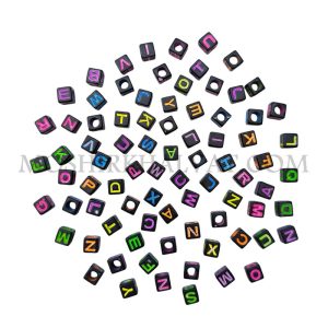 مهره پلاستیکی حروف انگلیسی مشکی