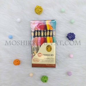 نخ پنگوئن 24 عددی روی پارچه